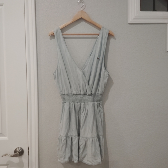 Tommy Hilfiger Criss-Cross Ruffel Dress - Picture 1 of 5